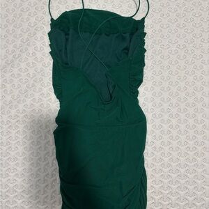 SHEIN Dark Green Mini Dress
